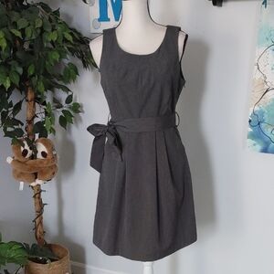 Love21 Charcoal Tie Mini Dress M